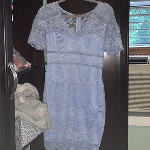 Baby blue dress